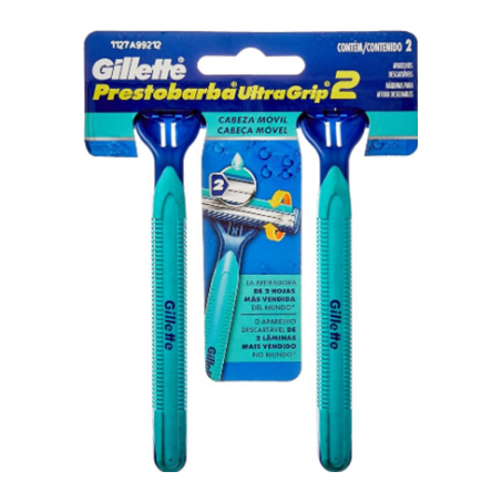 Aparelho prestobarba ultragrip movel c/ 2un