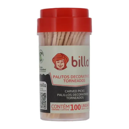 PALITO BILLA TORN C/PALITEIRO 100UN 360-33