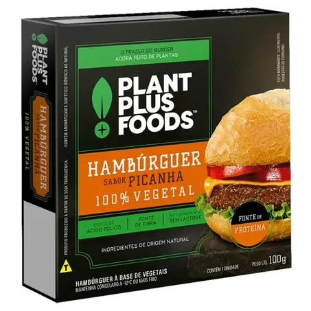 Hambúrguer Vegetal Plant Plus Picanha 100g