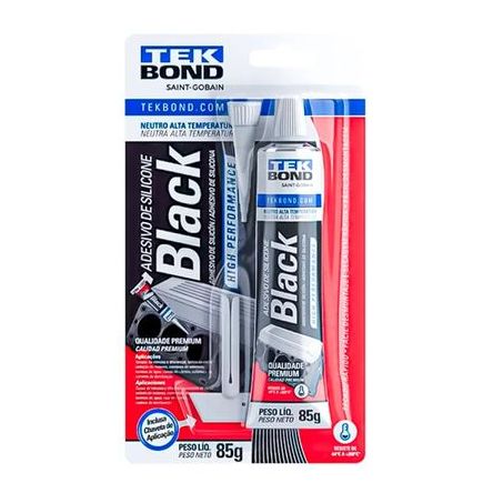 ADESIVO SILICONE TEKBOND 85G BLACK