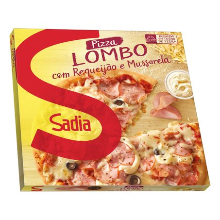 PIZZA LOMBO COM REQUEIJÃO E MUSSARELA SADIA