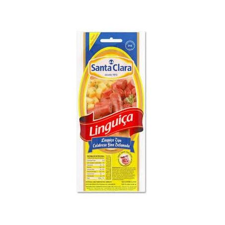 Linguica calabresa santa clara fina 195g