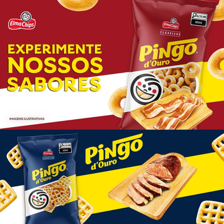 Salgadinho de Trigo Pingo Douro Bacon 76g 360-3