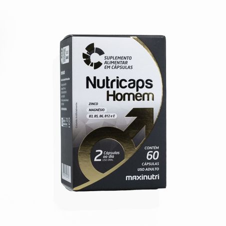 NUTRICAPS HOMEM 60 CAPSULAS