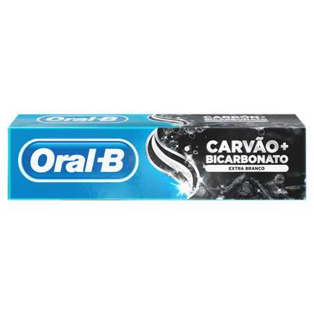 Creme dental carvão/bicarbonato oral b 70g