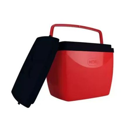 Caixa termica mor 18lt vermelho com preto