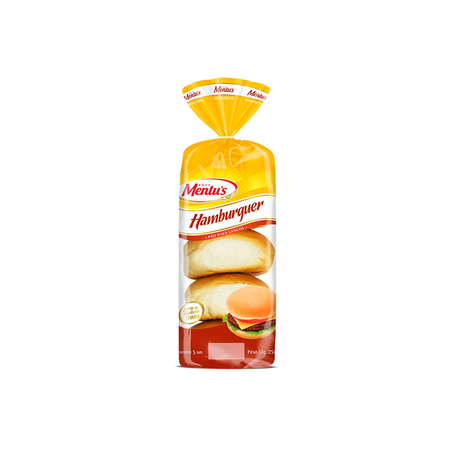 Pão de Hambúrguer Mentus 250G