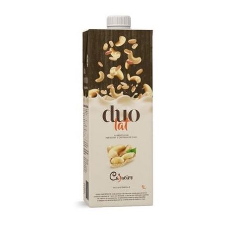 LEITE VEGETAL CAJUEIRO DUO LAT C/CASTA. DE CAJU 1L