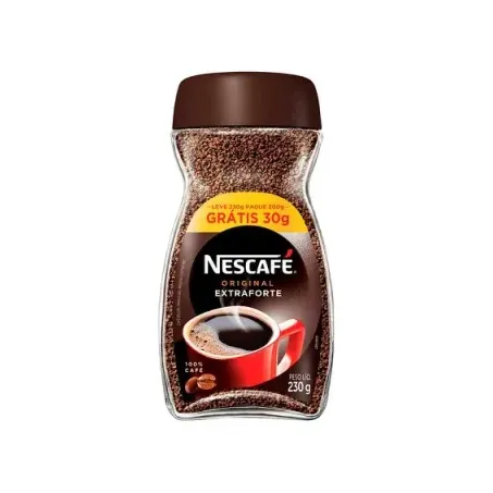 Café solúvel nescafé original leve 230g pague 200g