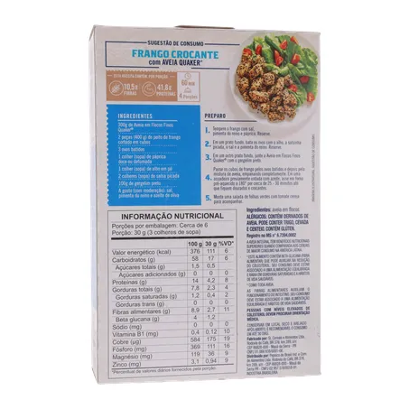 AVEIA QUAKER FLOCOS FINOS 165G 360-17