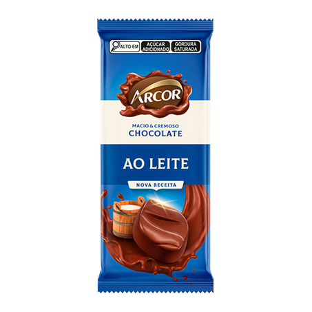 CHOC ARCOR 80G AO LEITE