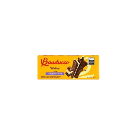 WAFFER BAUDUCCO 140 GR TRIPLO CHOCOLATE           