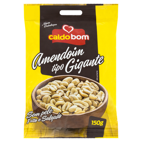 Amendoim Caldo Bom 120g Descascado/Salgado