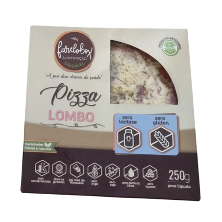 Pizza Lombo Sem Glúten Sem Lactose Farelobox 360g