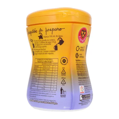 Cappuccino 3 Corações Diet Pt 150g 360-16