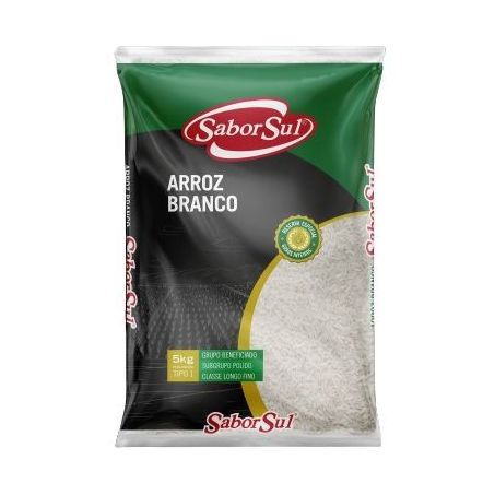 ARROZ BRANCO SABOR SUL ESPECIAL PCT 5KG