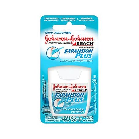 Fita Dental Johnsons Reach Expansion Plus Embalagem 50M