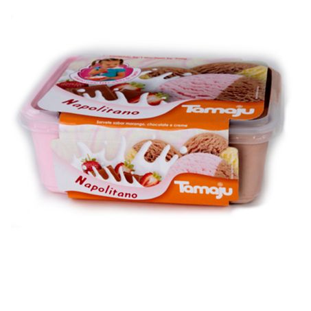 SORVETE TAMAJU NAPOLITANO 1L