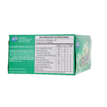 Chicle de Bola Poosh com Recheio de Hortelã Caixa 200gr 360-20