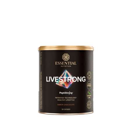 Mistura em Pó para Preparo de Bebida Essential Live Strong Sabor Chocolate 237g