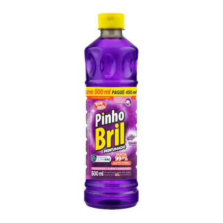 DESINFETANTE PINHO BRIL LAVANDA LV 500 PG 450 ML  