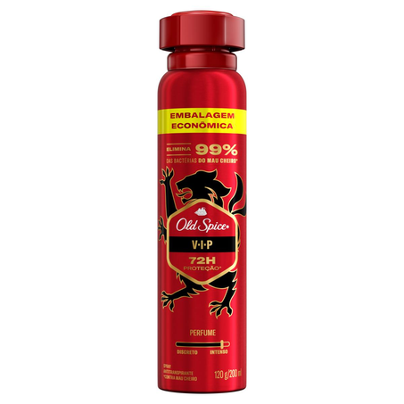 Desodorante Aerossol Old Spice 124g - VIP