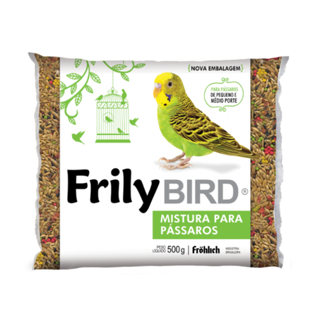 MISTURA PÁSSARO PERIQUITO FRILY BIRD 500G