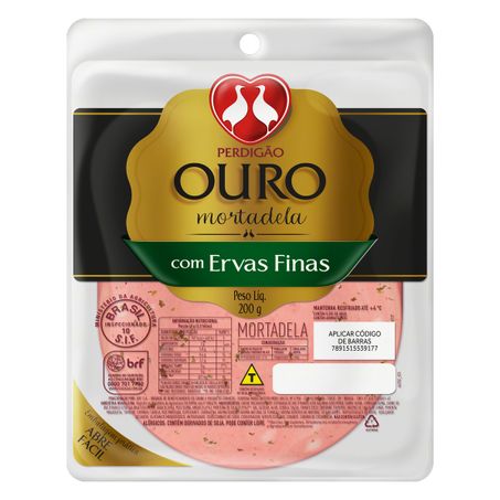 MORTADELA COM ERVAS FINAS PERDIGÃO OURO