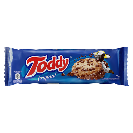 Cookies Toddy Original Gotas De Chocolate Pacote 57g 
 