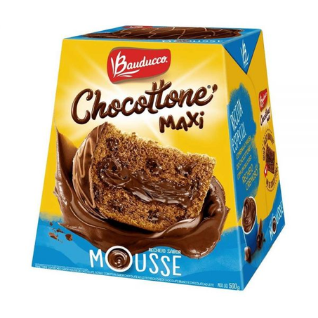 Chocotone Bauducco Maxi Mousse 500G