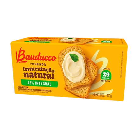 Torrada integral bauducco 142g