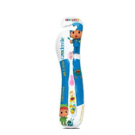 Escova dental casa de mãe pocoyo infantil/super macia c/1