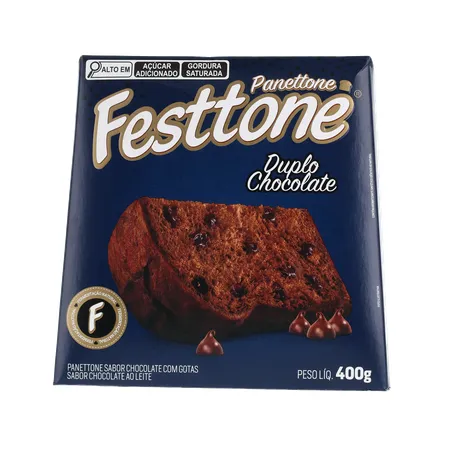 Panettone festtone duplo chocolate 400g 360-2
