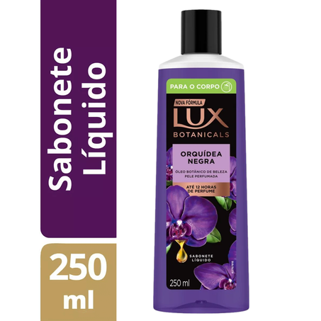 SABONETE LÍQUIDO LUX ORQUÍDEA NEGRA 250ML