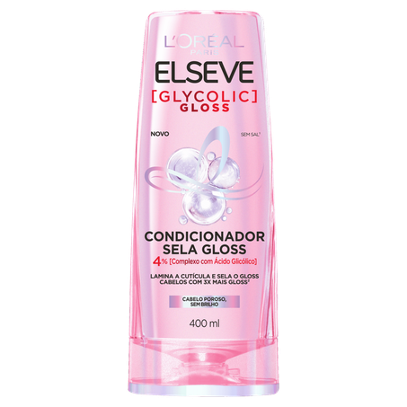 Condicionador Elseve Glycolic Gloss 400ml 
 