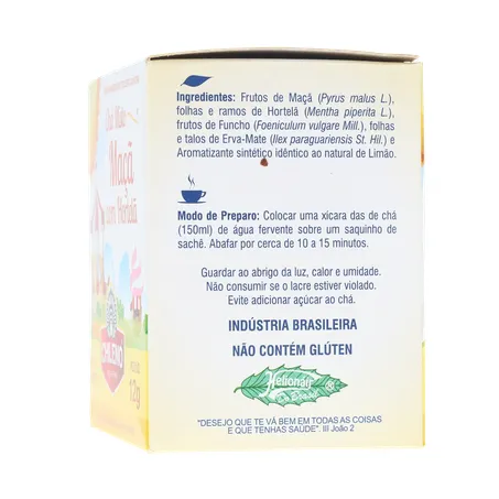 Chá Misto Chileno Maçã com Hortelã Sachê 1.2gr - Caixa com 10un - 12gr 360-26
