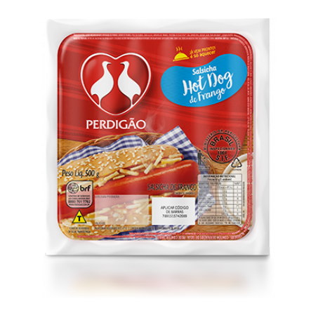 Salsicha perdigao frango 500g