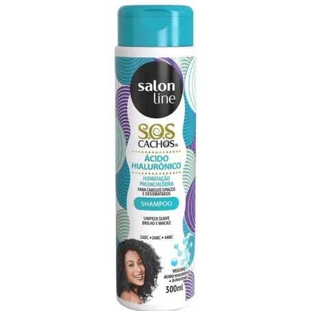 SHAMPOO SALON LINE 300ML SOS CACHOS ACIDO HIALURON
