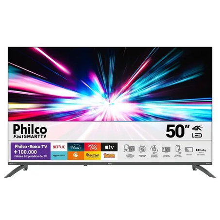 Smart TV Philco 50 Led 4K Bivolt PTV50VA4REGB