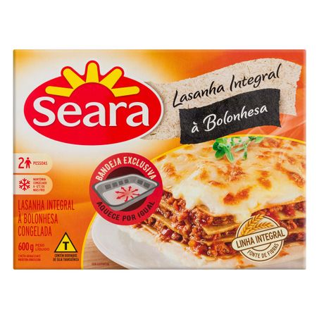 LASANHA INTEGRAL À BOLONHESA SEARA