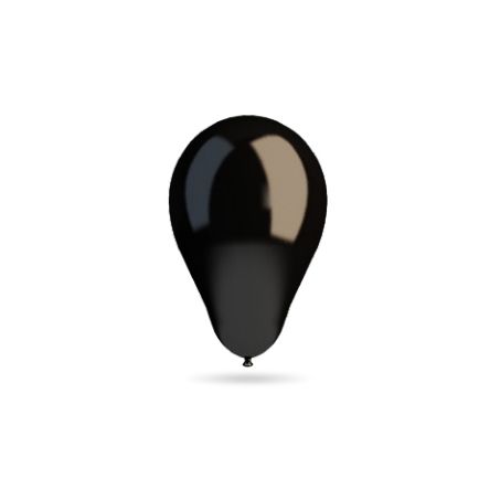 Balão Alegria E Festa T6.5 Preto com 50UN