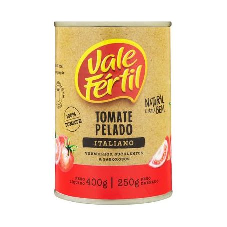 Conserva tomate vale fertil 250g pelado italiano lata