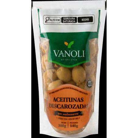 Azeitona s/caroço importada vanoli sachê 140g
