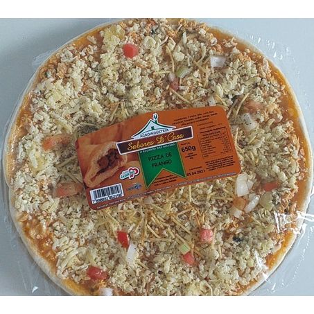 Pizza sabores d casa frango 650g