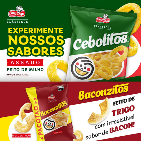 Salgadinho Cebolitos Clássicos 91g 360-3