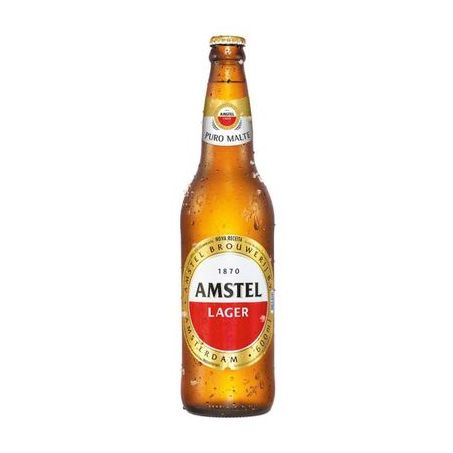 Cerveja lager puro malte amstel 600ml