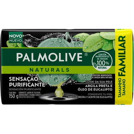 Sab palmolive nat argila e eucalipto 150