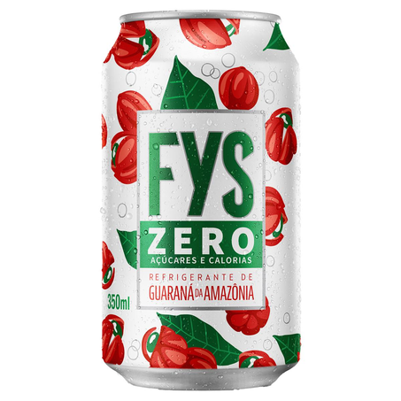 Refrigerante FYs 350ml - Guaraná - Zero Açúcar - Lata