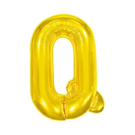 BALAO MAKE 40CM MET LETRA DOURADO Q