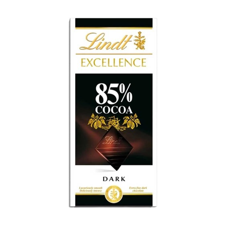 CHOCOLATE LINDT EXCELLEN 85% CACAU AMARGO 100G